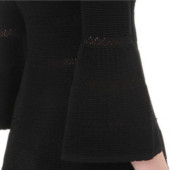Sandro Paris Carmen Knit Black Dress - Picture 4 of 12